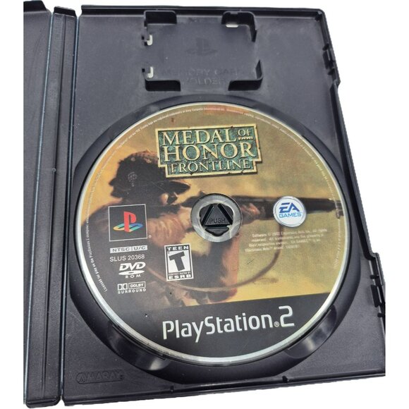 Sony PS2 Medal Of Honor Frontline PlayStation 2 Game EA Games Rated T - Picture 9 of 9